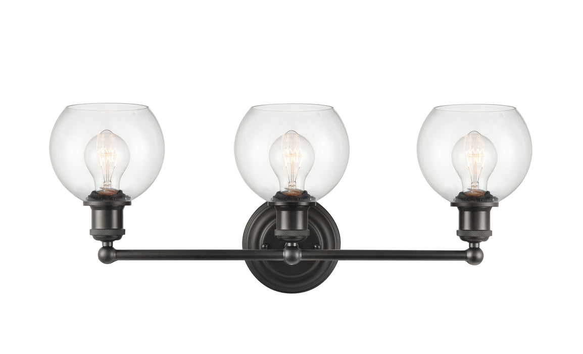 Innovations Lighting Concord 3 Light 24 inch Matte Black Bath Vanity Light 341-3W-BK-G122-6