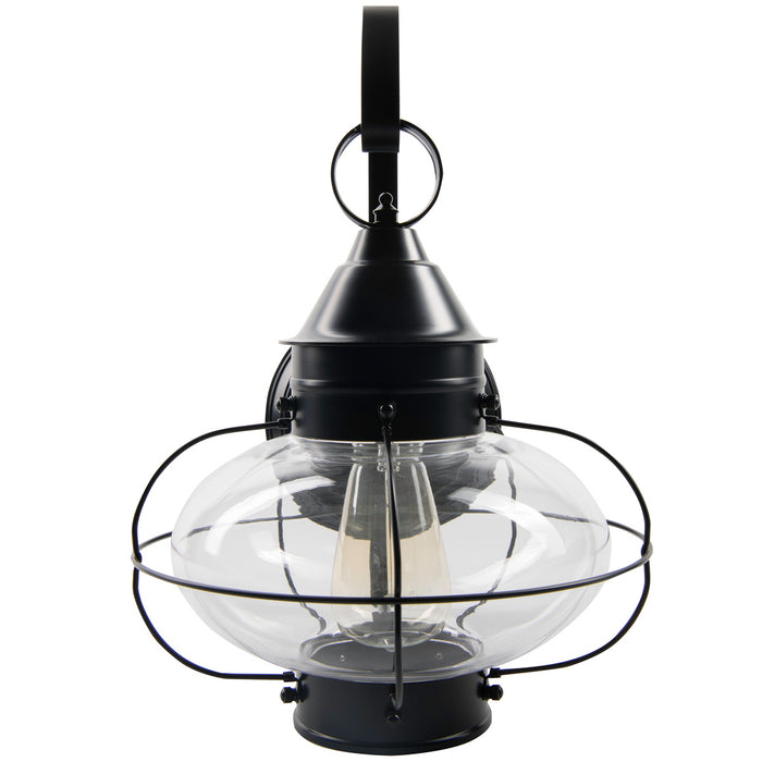 One Light Wall Mount from the Cottage Onion Large Wall collection in Black finish