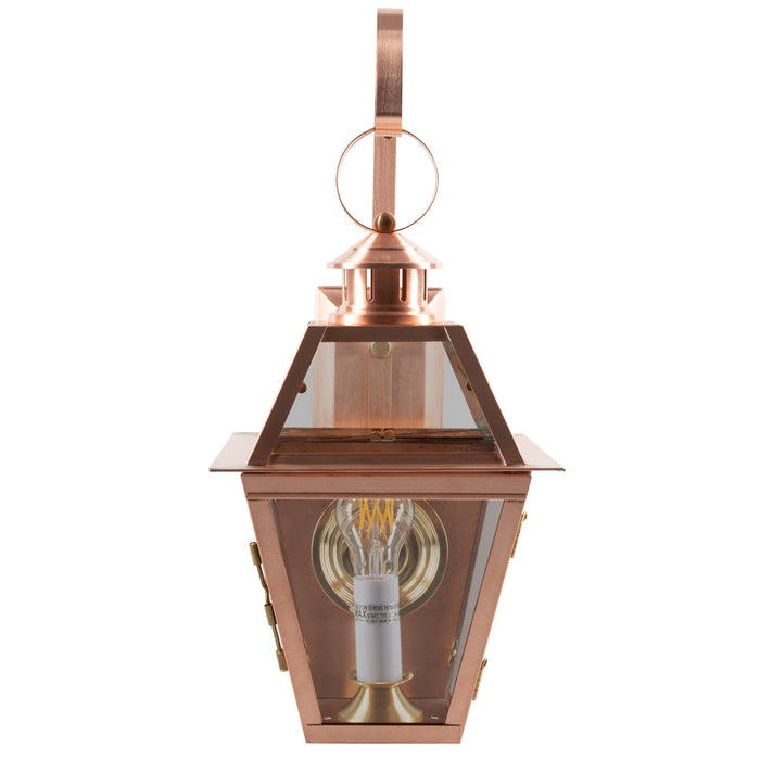 One Light Wall Mount from the Old Colony Copper Wall collection in Copper finish