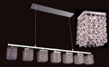 Classic Lighting - 16107 CP - Seven Light Linear Chandelier - Bedazzle - Chrome