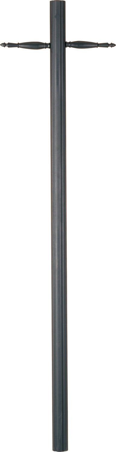 Maxim - 1094BK/PHC11 - Burial Pole with Photo Cell - Poles - Black