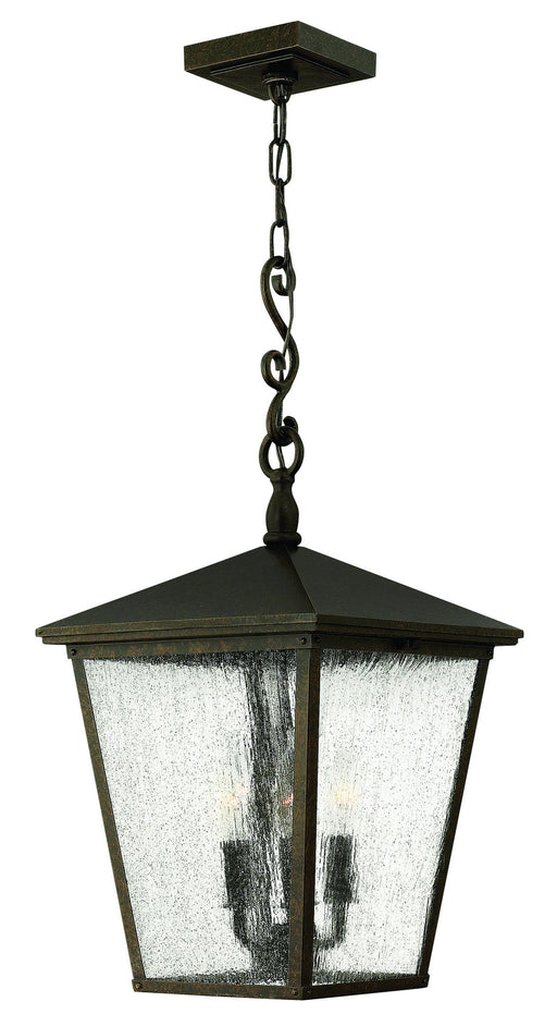Hinkley - 1432RB - Three Light Hanging Lantern - Trellis - Regency Bronze