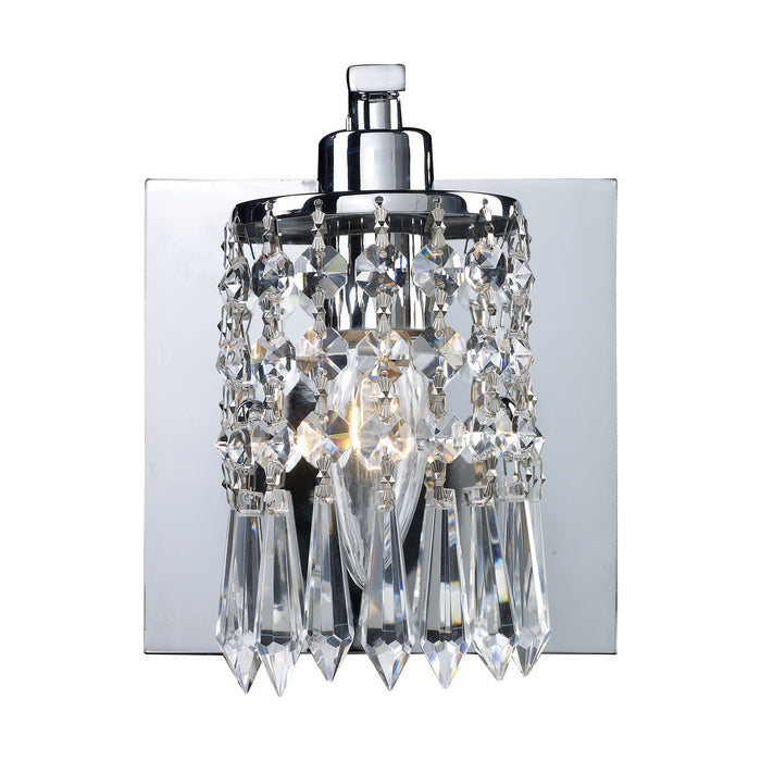 One Light Vanity Lamp from the Optix collection in Polished Chrome finish