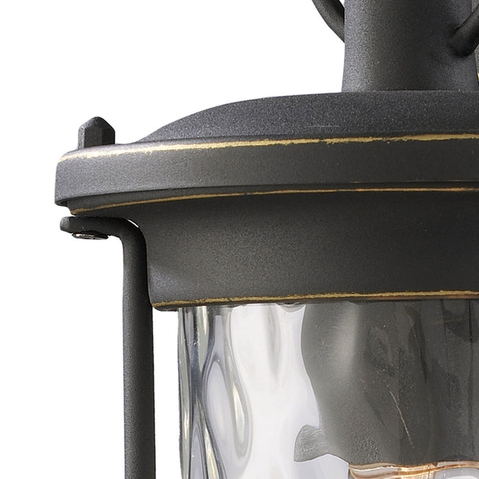 One Light Wall Sconce from the Farmstead collection in Matte Black finish