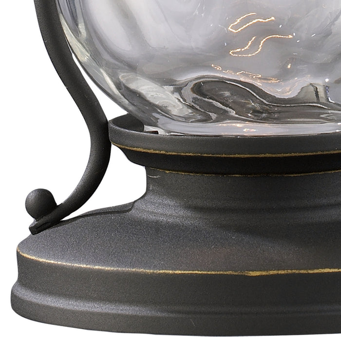 One Light Wall Sconce from the Farmstead collection in Matte Black finish