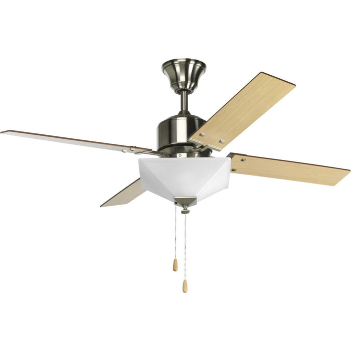 52``Ceiling Fan from the North Park collection in Brushed Nickel finish