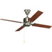 Progress Lighting - P2531-09 - 52``Ceiling Fan - North Park - Brushed Nickel