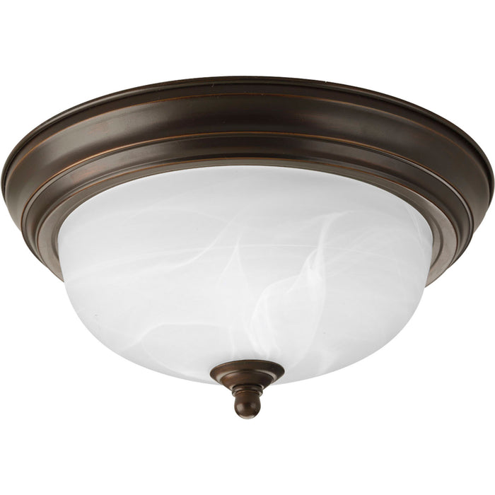 Progress Lighting - P3924-20 - One Light Close-to-Ceiling - Alabaster - Antique Bronze