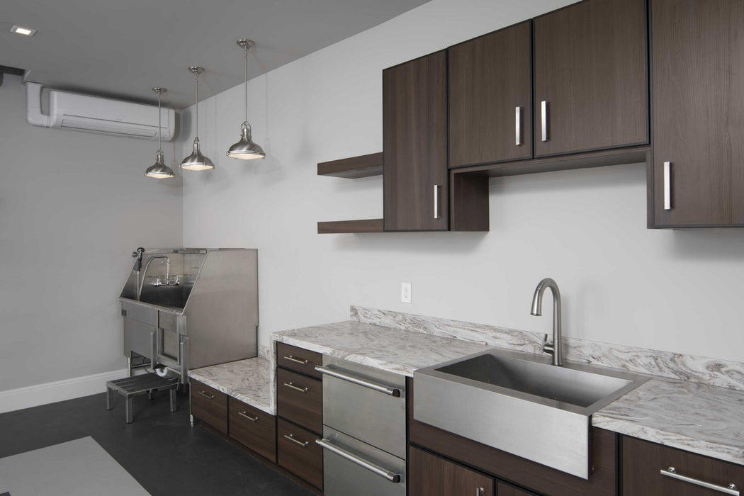 One Light Pendant from the Fresnel Lens collection in Brushed Nickel finish