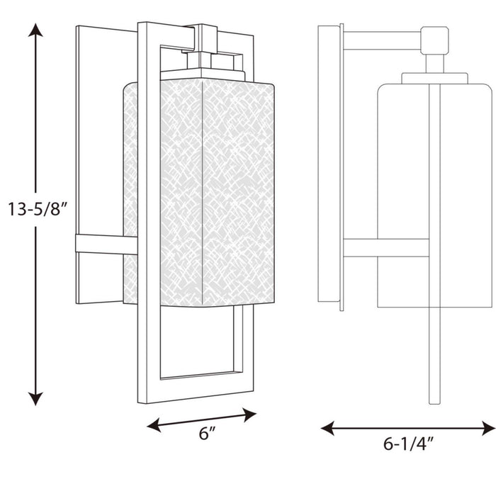 One Light Wall Lantern from the Jack collection in Antique Bronze finish