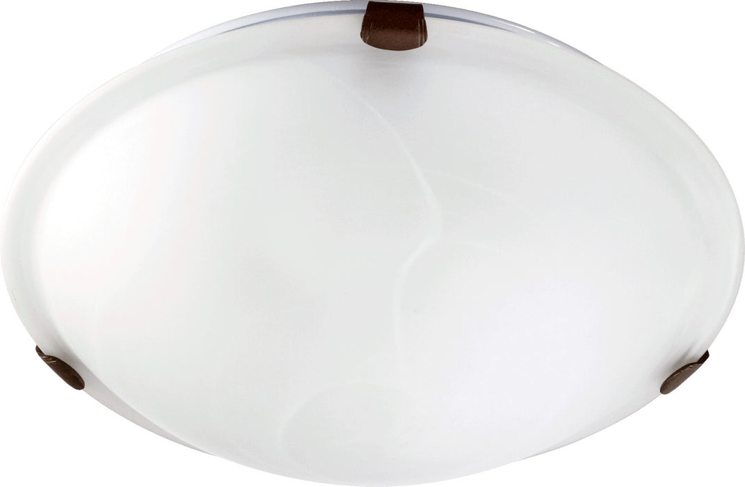 Quorum - 3000-12-86 - Two Light Ceiling Mount - Ceiling Mount Oiled Bronze - Oiled Bronze