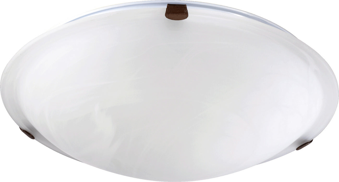 Quorum - 3000-16-86 - Three Light Ceiling Mount - Ceiling Mount Oiled Bronze - Oiled Bronze