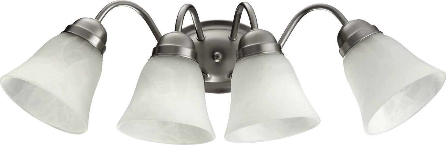Quorum - 5403-4-65 - Four Light Wall Mount - Satin Nickel