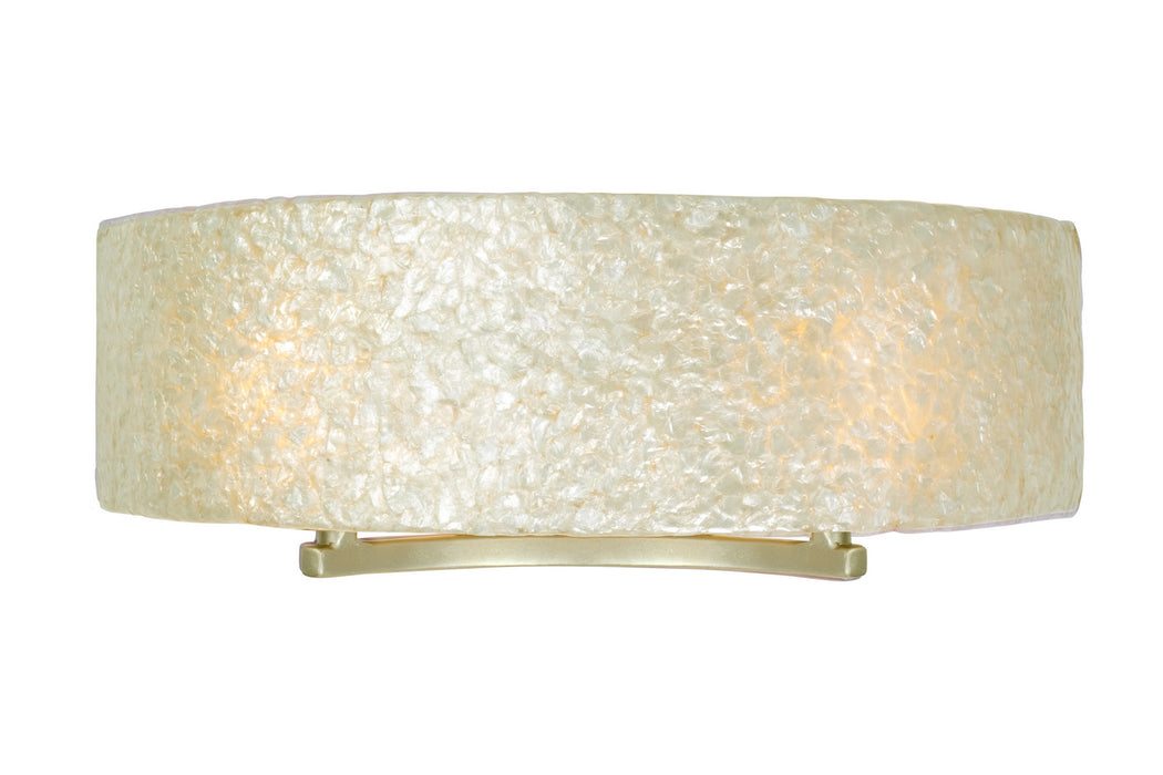 Two Light Bath from the Radius collection in Gold Dust finish