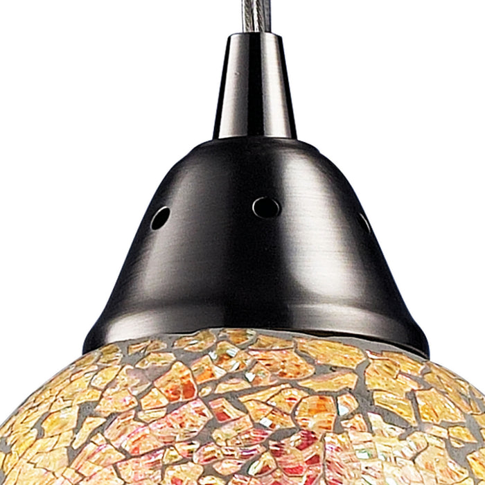 One Light Mini Pendant from the Avalon collection in Satin Nickel finish