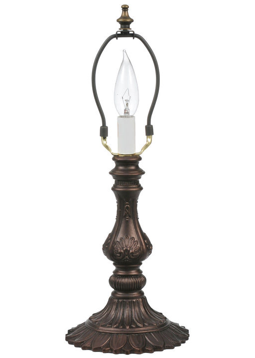 Meyda Tiffany - 11570 - One Light Table Base - Shell - Brushed Nickel