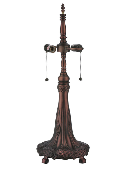 Meyda Tiffany - 16259 - Two Light Table Base Hardware - Golden Lily - Timeless Bronze