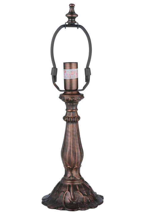 Meyda Tiffany - 17285 - One Light Table Base - Bell - Mahogany Bronze