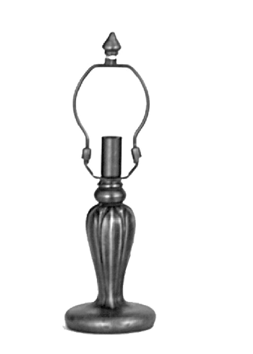 Meyda Tiffany - 26960 - One Light Table Base - Tulip Vase - Mahogany Bronze