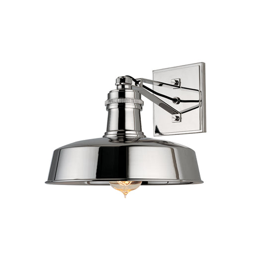 Hudson Valley - 8601-PN - One Light Wall Sconce - Hudson Falls - Polished Nickel