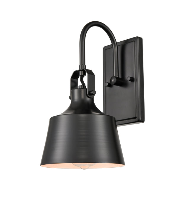 Innovations Lighting Provin 1 Light 7 inch Matte Black Sconce 370-1W-BK-M-LED