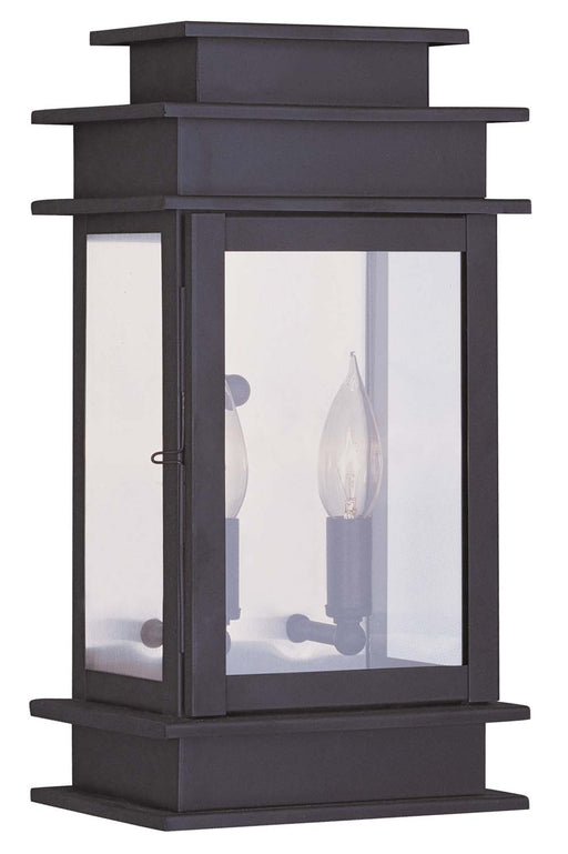 Livex Lighting - 2014-07 - Two Light Outdoor Wall Lantern - Princeton - Bronze