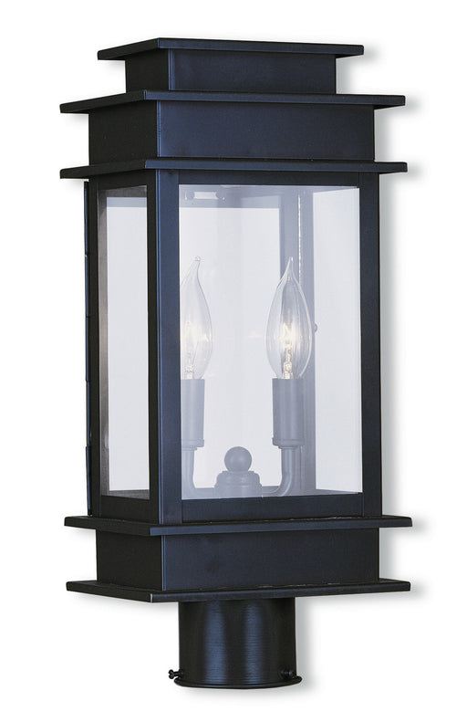 Livex Lighting - 2015-07 - Two Light Outdoor Post Lantern - Princeton - Bronze
