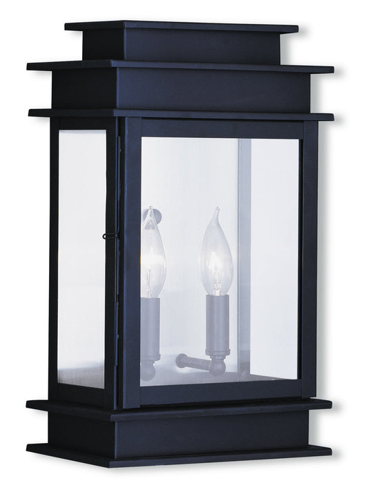 Livex Lighting - 2016-07 - Two Light Outdoor Wall Lantern - Princeton - Bronze
