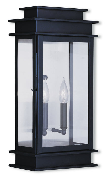 Livex Lighting - 2018-07 - Two Light Outdoor Wall Lantern - Princeton - Bronze