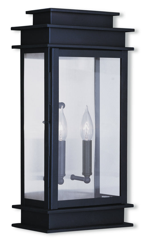 Livex Lighting - 2018-07 - Two Light Outdoor Wall Lantern - Princeton - Bronze