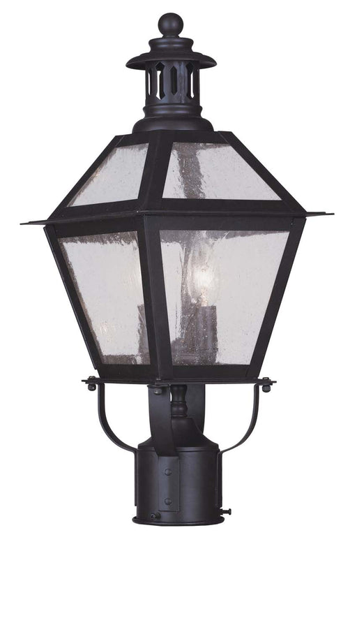 Livex Lighting - 2042-07 - Two Light Outdoor Post Lantern - Waldwick - Bronze