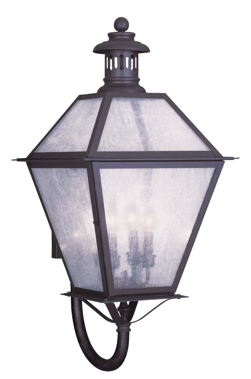 Livex Lighting - 2050-07 - Four Light Outdoor Wall Lantern - Waldwick - Bronze