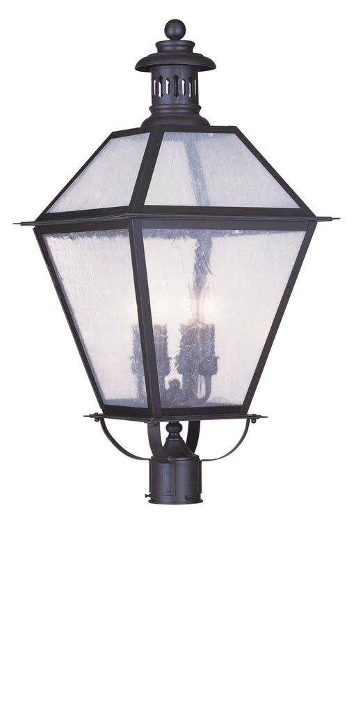 Livex Lighting - 2054-07 - Four Light Outdoor Post Lantern - Waldwick - Bronze