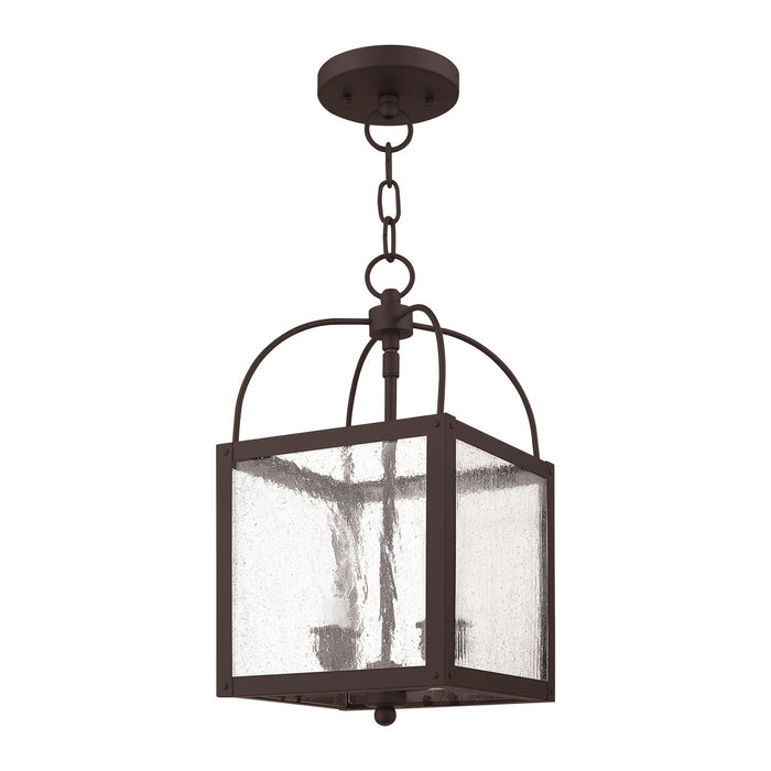 Two Light Mini Pendant/Ceiling Mount from the Milford collection in Bronze finish