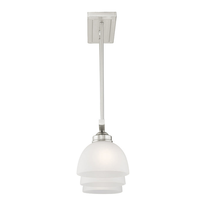 Three Light Island Pendant from the Somerset collection in Brushed Nickel finish