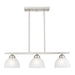 Livex Lighting - 4226-91 - Three Light Island Pendant - Somerset - Brushed Nickel