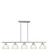 Livex Lighting - 4227-91 - Five Light Island Pendant - Somerset - Brushed Nickel