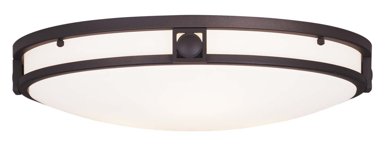 Livex Lighting - 4488-07 - Three Light Ceiling Mount - Titania - Bronze