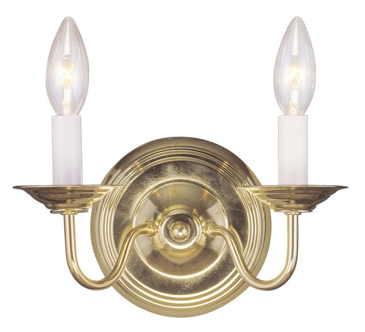 Livex Lighting - 5018-02 - Two Light Wall Sconce - Williamsburgh - Polished Brass