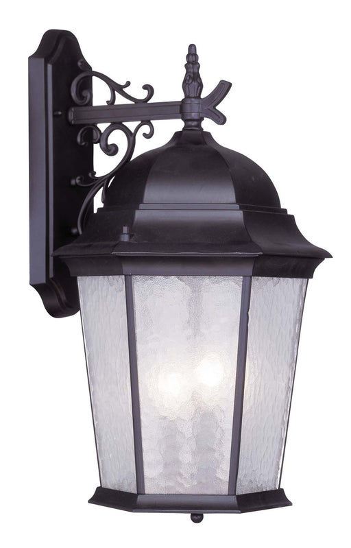 Livex Lighting - 7565-07 - Three Light Outdoor Wall Lantern - Hamilton - Bronze