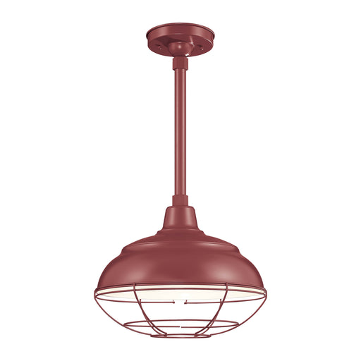 Millennium - RWHS14-SR - One Light Pendant - R Series - Satin Red
