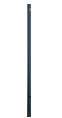 Acclaim Lighting - 95-320BK - 7 ft. Smooth with Photocell Lamp Post - Direct Burial Lamp Posts - Matte Black