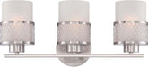 Nuvo Lighting - 60-4683 - Three Light Vanity - Fusion - Brushed Nickel
