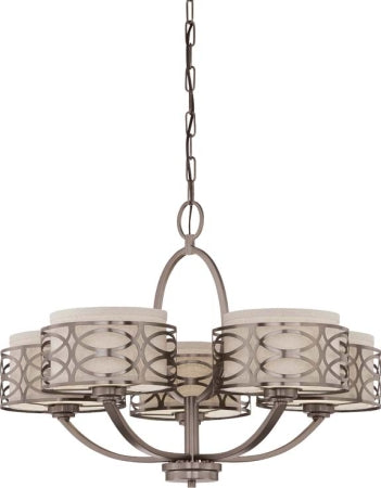 Nuvo Lighting - 60-4725 - Five Light Chandelier - Harlow - Hazel Bronze