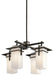 Kichler - 49638OZ - Four Light Outdoor Chandelier - Caterham - Olde Bronze