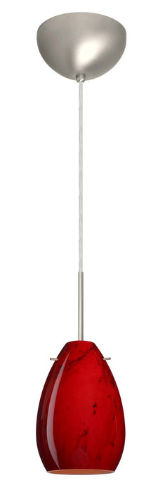 Besa - 1BC-1713MA-SN - One Light Pendant - Pera - Satin Nickel
