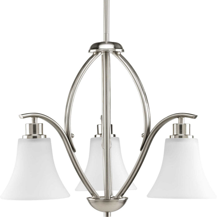 Progress Lighting - P4489-09 - Three Light Bath Light - Joy - Brushed Nickel