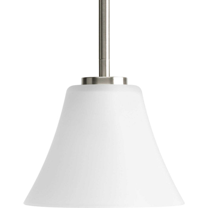 Progress Lighting - P5300-09 - One Light Mini Pendant - Bravo - Brushed Nickel
