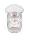 Acclaim Lighting - 101WH - One Light Outdoor Ceiling Mount - Builders` Choice - Gloss White