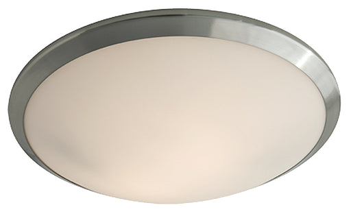 DVI Lighting - DVP9040BN-OP - Two Light Flush Mount - Essex - Buffed Nickel w/ Half Opal Glass